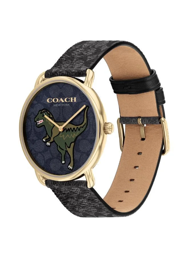Coach  Elliot Analogue Movement Watch with PVC Strap - 14602672 for Men | Best Price UAE